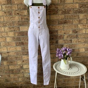 Tinseltown White Overalls